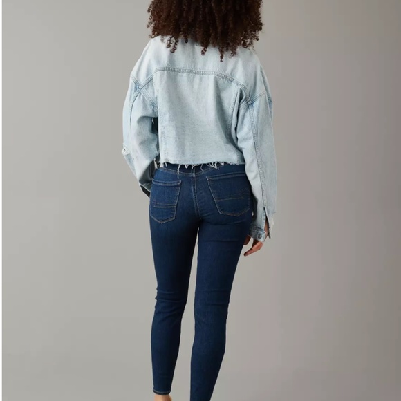 AE Next Level Curvy V-Waist High Waisted  Skinny Jegging - Picture 3 of 5